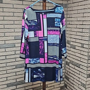 Style and Co Dress/Long Shirt Like New Sz XL